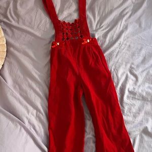 Vintage JCPenny corduroy overalls
